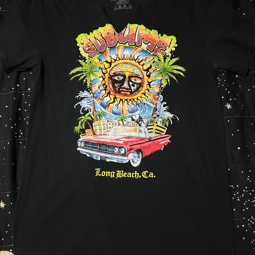 Black Graphic Sublime T-Shirt
